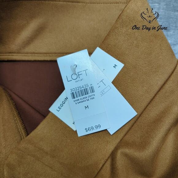 Loft Mid Rise Legging Pants Size M - Picture 2 of 6